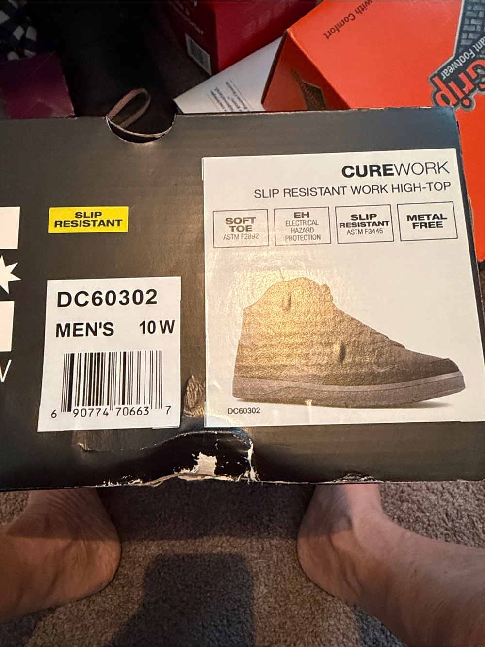 DC Men's Work High-Top Boots - Black